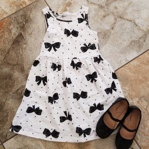Girls bow dress